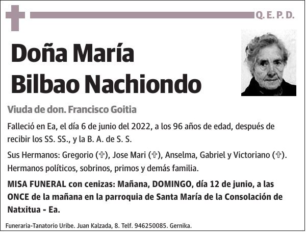 María Bilbao Nachiondo