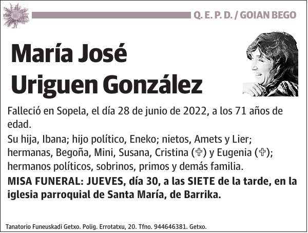 María José Uriguen González