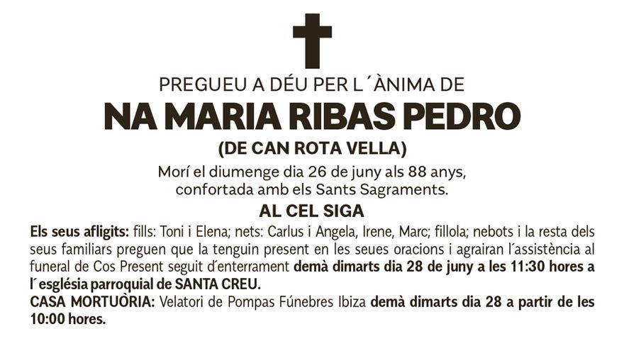 Maria  Ribas  Pedro