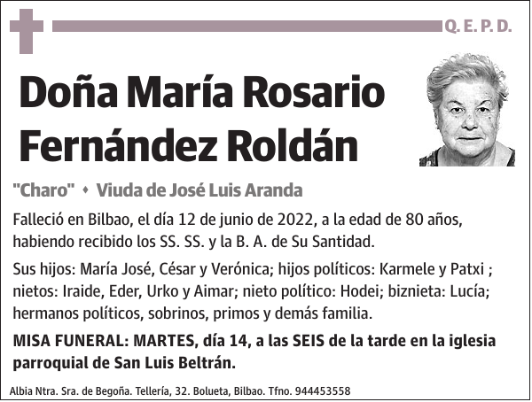 María Rosario Fernández Roldán