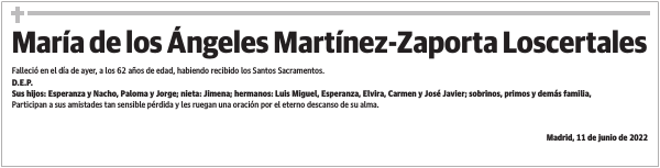 María  de  los  Ángeles  Martínez-Zaporta  Loscertales