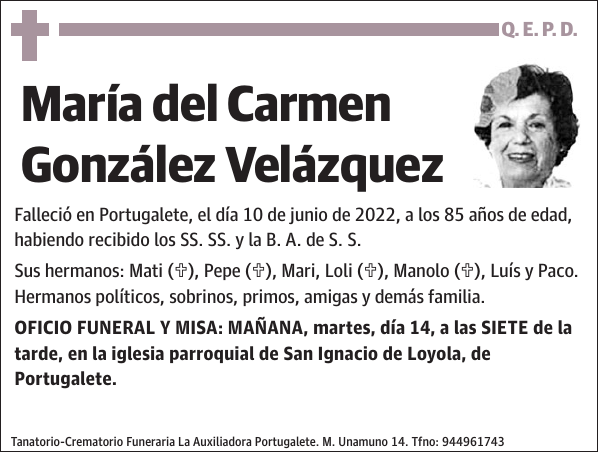 María del Carmen González Velázquez