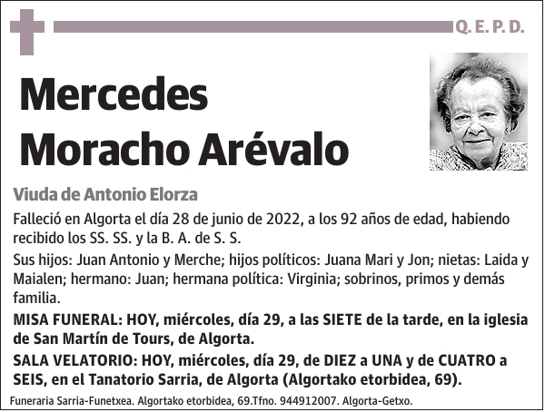 Mercedes Moracho Arévalo