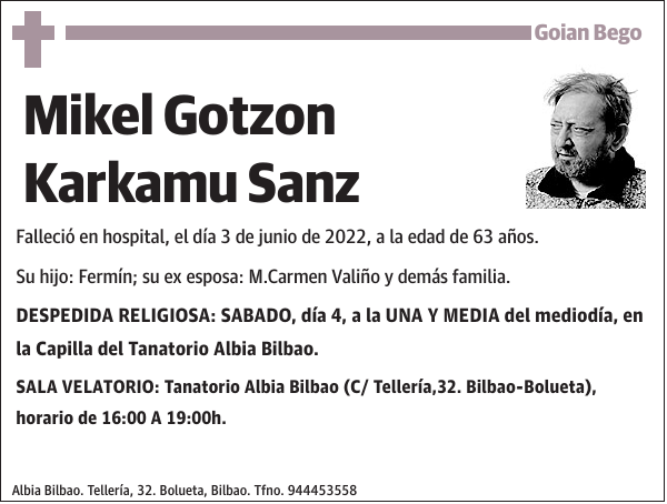 Mikel Gotzon Karkamu Sanz