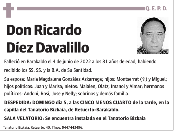 Ricardo Díez Davalillo