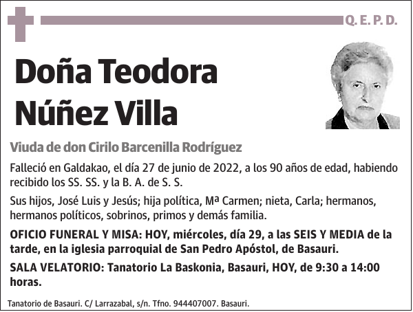 Teodora Núñez Villa