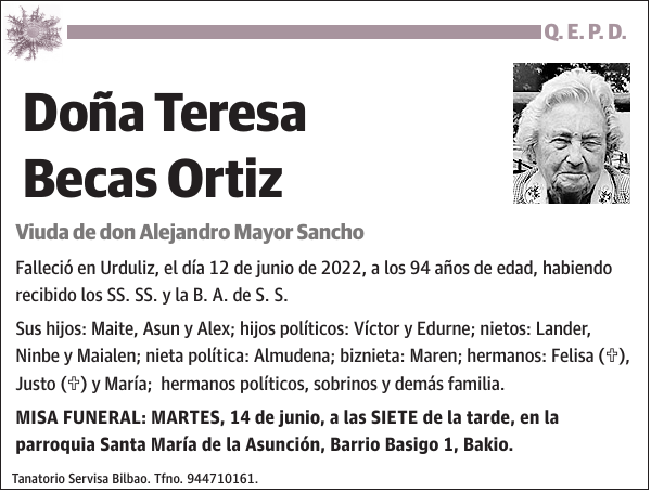 Teresa Becas Ortiz