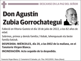 Agustín  Zubia  Gorrochategui