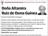 Altamira  Ruiz  de  Osma  Guinea