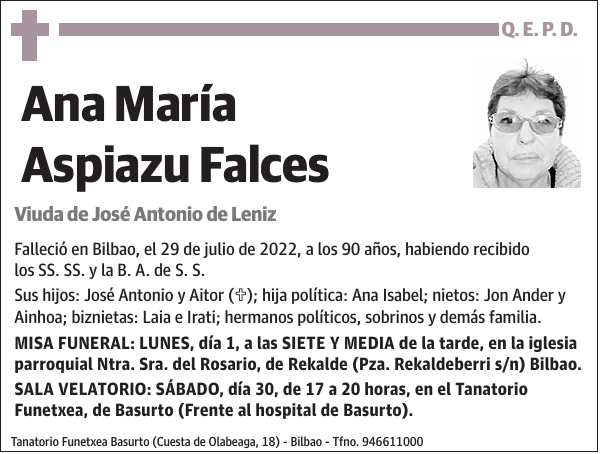 Ana María Aspiazu Falces