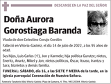 Aurora  Gorostiaga  Baranda