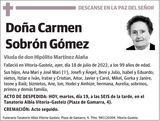 Carmen  Sobrón  Gómez