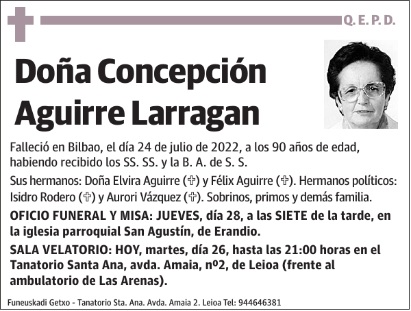 Concepción Aguirre Larragan