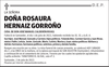 DOÑA  ROSAURA  HERNAIZ  GORROÑO