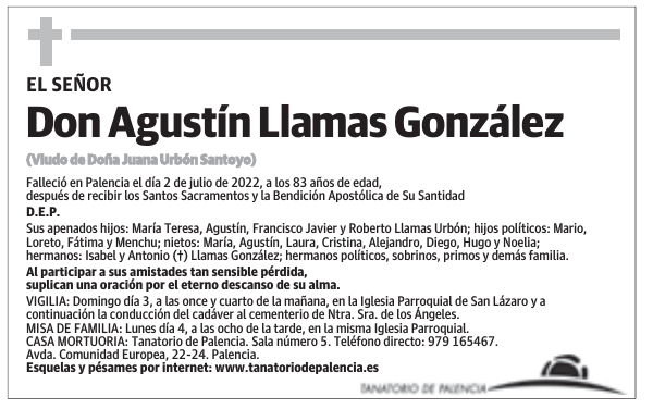 Don Agustín Llamas González