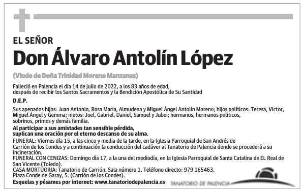 Don Álvaro Antolín López