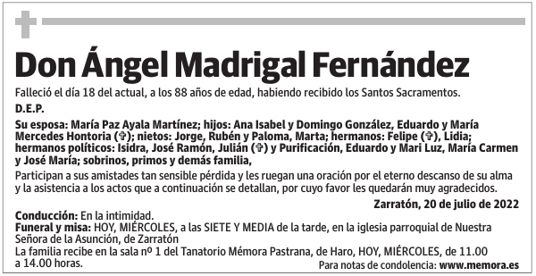 Don  Ángel  Madrigal  Fernández