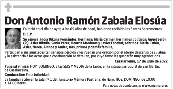 Don  Antonio  Ramón  Zabala  Elosúa