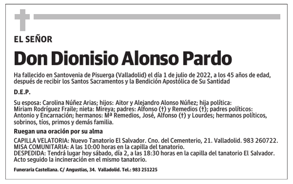 Don Dionisio Alonso Pardo