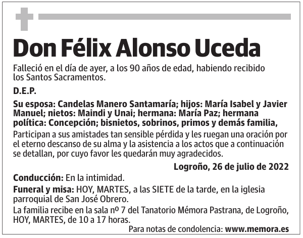 Don  Félix  Alonso  Uceda