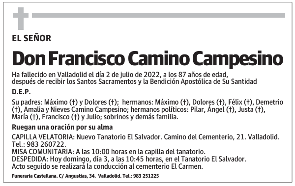Don Francisco Camino Campesino