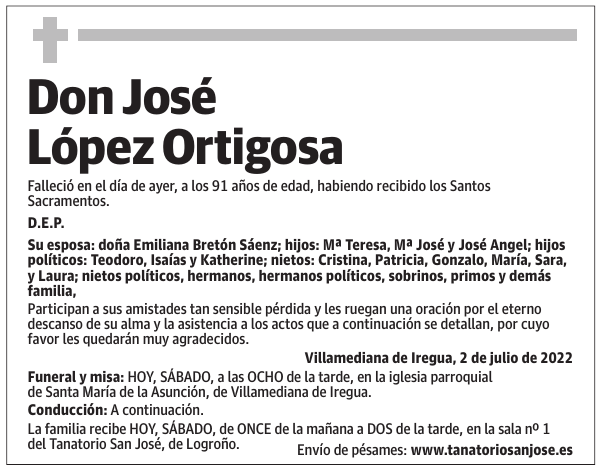 Don  José  López  Ortigosa