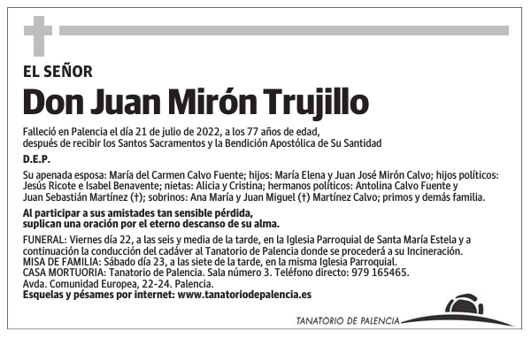 Don Juan Mirón Trujillo