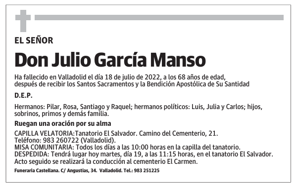 Don Julio García Manso