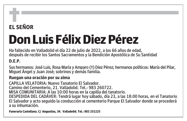 Don Luis Félix Diez Pérez
