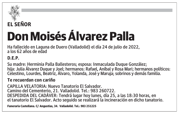 Don Moisés Álvarez Palla