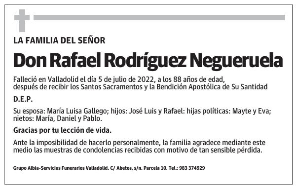 Don Rafael Rodríguez Negueruela