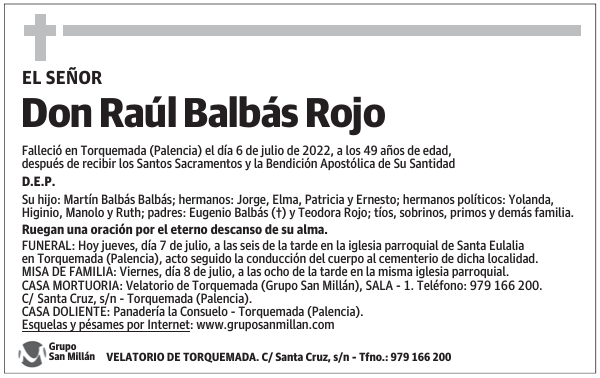 Don Raúl Balbás Rojo