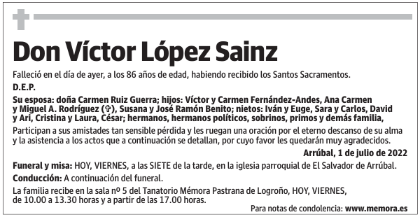 Don  Víctor  López  Sainz