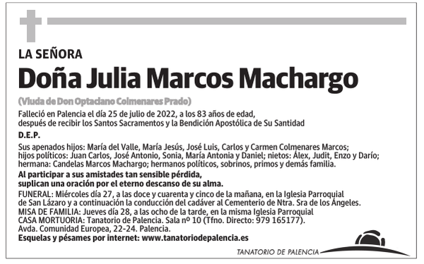 Doña Julia Marcos Machargo