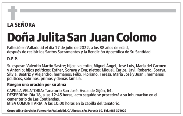 Doña Julita San Juan Colomo