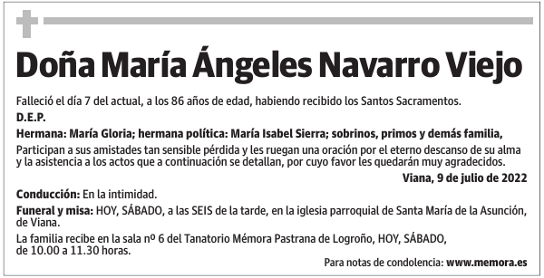 Doña  María  Ángeles  Navarro  Viejo