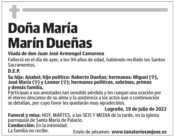 Doña  María  Marín  Dueñas