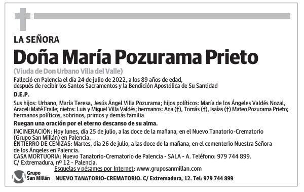 Doña María Pozurama Prieto