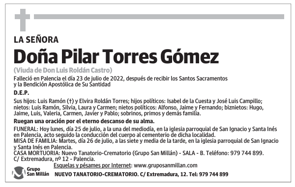 Doña Pilar Torres Gómez
