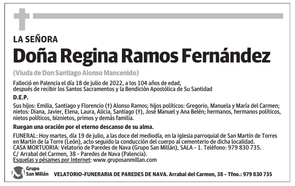 Doña Regina Ramos Fernández