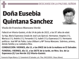 Eusebia  Quintana  Sanchez
