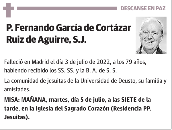 Fernando García de Cortázar Ruiz de Aguirre