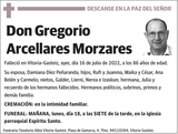 Gregorio  Arcellares  Morzares