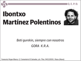 Ibontxo  Martínez  Polentinos