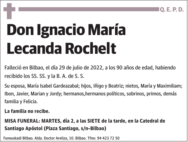 Ignacio María Lecanda Rochelt
