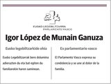 Igor  López  de  Munain  Ganuza