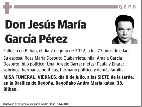 Jesús María García Pérez