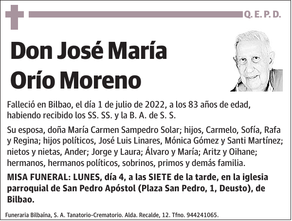 José María Orío Moreno