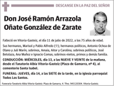 José  Ramón  Arrazola  Oñate  González  de  Zarate