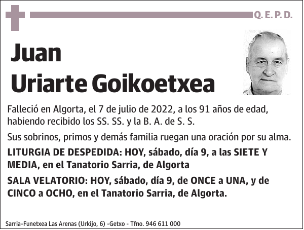 Juan Uriarte Goikoetxea